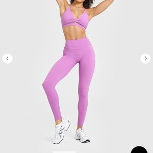 Oner Active UnifiedMove Womens High Rise Leggings Pink Purple Size Small Euc